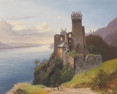 View of the Ruins of Weitenegg on the Danube by Joseph Holzer